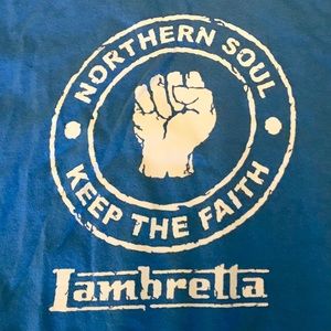 Lambretta Northern Soul shirt. Never worn.